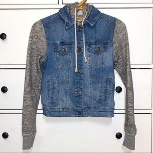 Arizona Jean Company Contrasting Sleeves Jacket